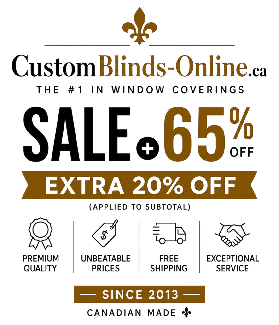 Promo 65% + 20%